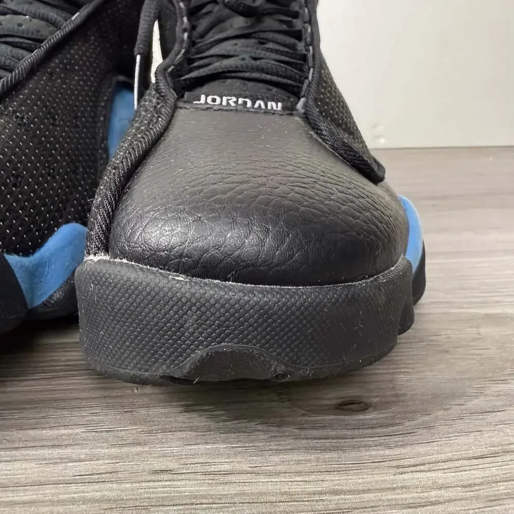 Air Jordan 13 Retro 'Black University Blue' Sneakers 310004-004 Sz 10
